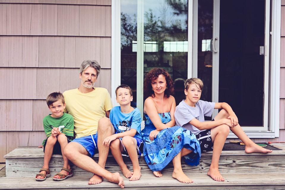 Patricia with her family