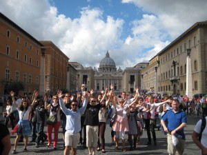 All of us on St. Peter's Sqaure.